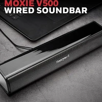 Honeywell Moxie V500 10W Portable USB Wired Soundbar Speaker for PC & Desktop