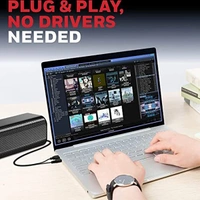 Honeywell Moxie V500 10W Portable USB Wired Soundbar Speaker for PC & Desktop