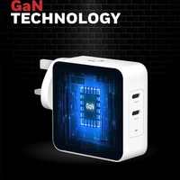 Honeywell Zest Charger GaN 65WUltra-Fast Charging Compatible with iPhone, MacBook Air, iPad Pro, Galaxy, Laptops
