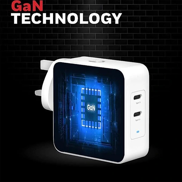 Honeywell Zest Charger GaN 65WUltra-Fast Charging Compatible with iPhone, MacBook Air, iPad Pro, Galaxy, Laptops