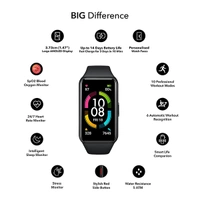 Honor Band 6 Smartwatch with AMOLED 1.47'' Display - Meteorite Black - Meteorite Black