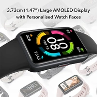 Honor Band 6 Smartwatch with AMOLED 1.47'' Display - Meteorite Black - Meteorite Black
