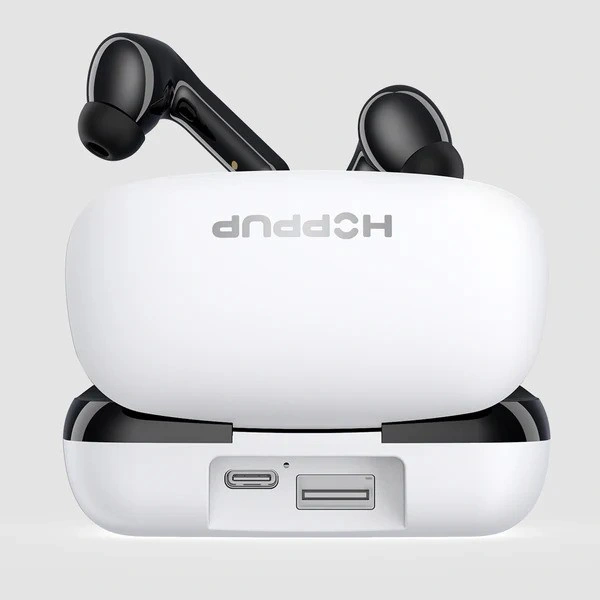 HOPPUP Air Doze Grand Pro with Power Bank Function Earbuds - White - White