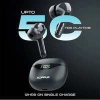 HOPPUP Hoppup AirDoze D50 Earbuds with Upto 50H Playtime - White - White