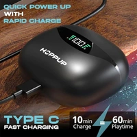 HOPPUP Hoppup AirDoze D50 Earbuds with Upto 50H Playtime - White - White