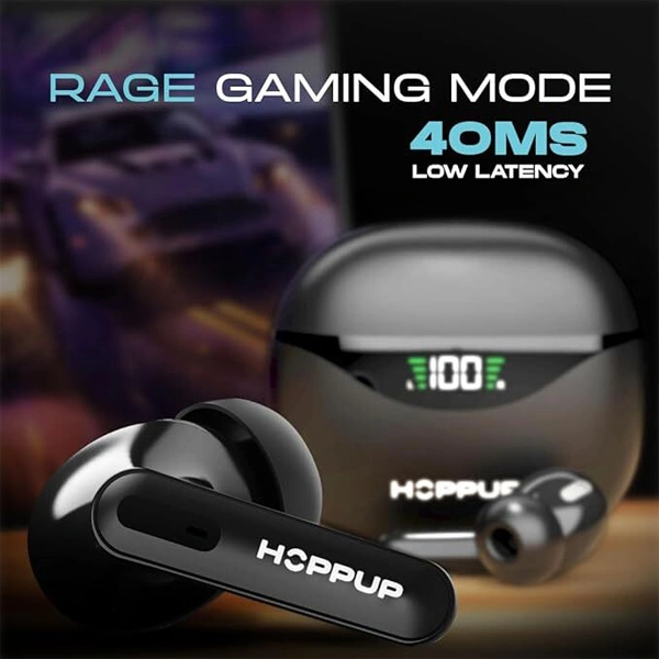 HOPPUP Hoppup AirDoze D50 Earbuds with Upto 50H Playtime - White - White