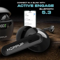 HOPPUP Hoppup AirDoze D50 Earbuds with Upto 50H Playtime - White - White