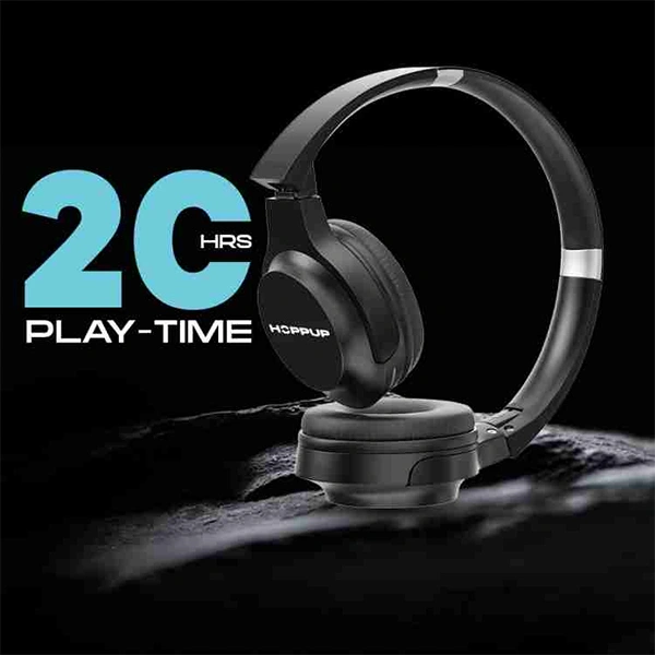 HOPPUP Hoppup SONIC Bluetooth Headphone - Black - Black