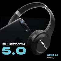 HOPPUP Hoppup SONIC Bluetooth Headphone - Black - Black