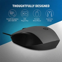 HP 150 Wired Mouse Wired Optical Mouse