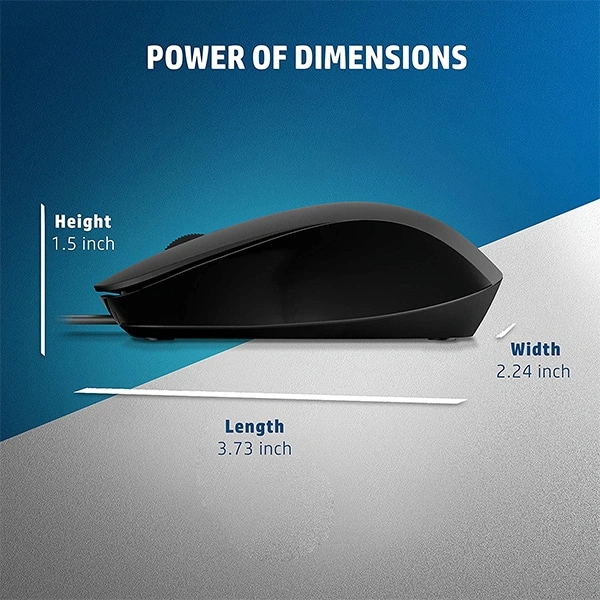 HP 150 Wired Mouse Wired Optical Mouse