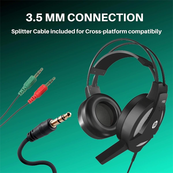 HP H100 Wired Gaming Headphone With Microphone For PC