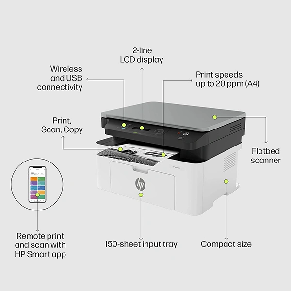 HP Laser MFP 1188a Printer