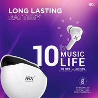 Hrx HRX X-Drops 440G Wireless Earbuds - White - White