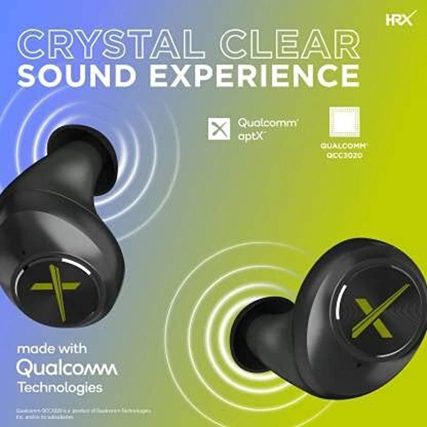 Hrx HRX X-Drops 9G With Quick Touch Technology Wireless Earbuds - Galaxy Blue - Galaxy Blue
