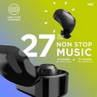 Hrx HRX X-Drops 9G With Quick Touch Technology Wireless Earbuds - Galaxy Blue - Galaxy Blue