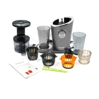 Hurom H-100 Cold Press Slow 150W Juicer - Platinum Silver - Platinum Silver