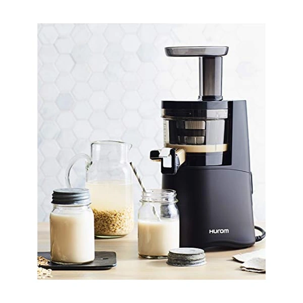 Hurom H-AA Series Cold Press Slow Juicer with Dual Rotation Speed (43/17 RPM) 150 Watts Energy Efficient Motor - Matt Black - Matt Black