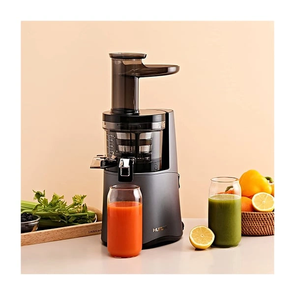 Hurom H-AA Series Cold Press Slow Juicer with Dual Rotation Speed (43/17 RPM) 150 Watts Energy Efficient Motor - Matt Black - Matt Black
