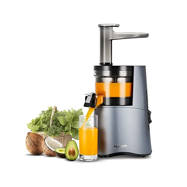 Hurom H-AA Series Cold Press Slow Juicer with Dual Rotation Speed (43/17 RPM) 150 Watts Energy Efficient Motor - Midnight Blue - Midnight Blue