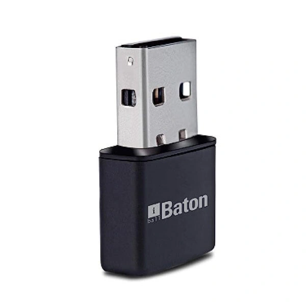 iBall Baton 300M Wireless-N Mini USB Adapter iB-WUA300NM - Black