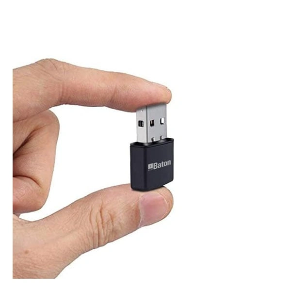 iBall Baton 300M Wireless-N Mini USB Adapter iB-WUA300NM - Black