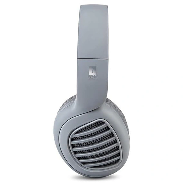 iBall Decibel Bluetooth 5.0 Wireless Over Ear Foldable Headphone - Slate Grey - Slate Grey