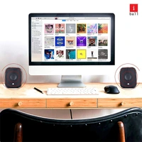 iBall Decor 9-2.0 USB Powered Computer Multimedia Speakers with in-line Volume Controller - Black Grey, Black Red, Black Yellow