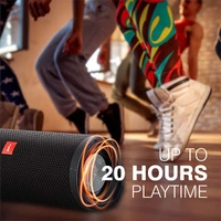 iBall Musi Jam TWS Stereo Bluetooth Portable Speaker | Micro SD Card Slot & Built in Mic - Black - Black