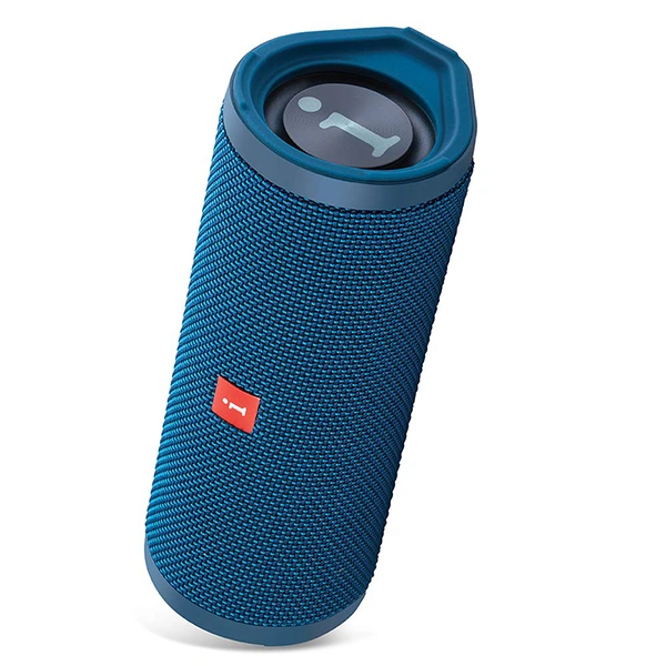 iBall Musi Jam TWS Stereo Bluetooth Portable Speaker | Micro SD Card Slot & Built in Mic - Blue - Blue