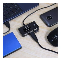 iBall Piano 423 4 Port USB Hub - Black