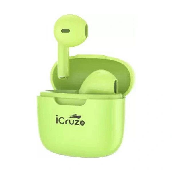 iCruze Candy TWS Wireless Airbuds with 20 Hours Play Time - Green - Green