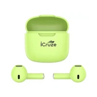 iCruze Candy TWS Wireless Airbuds with 20 Hours Play Time - Green - Green