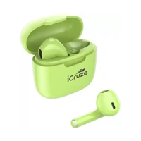 iCruze Candy TWS Wireless Airbuds with 20 Hours Play Time - Green - Green
