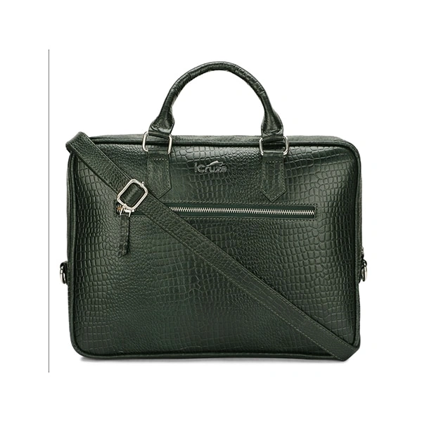 iCruze Delite Leather Bag - Black - Black