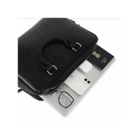 iCruze Delite Leather Bag - Black - Black