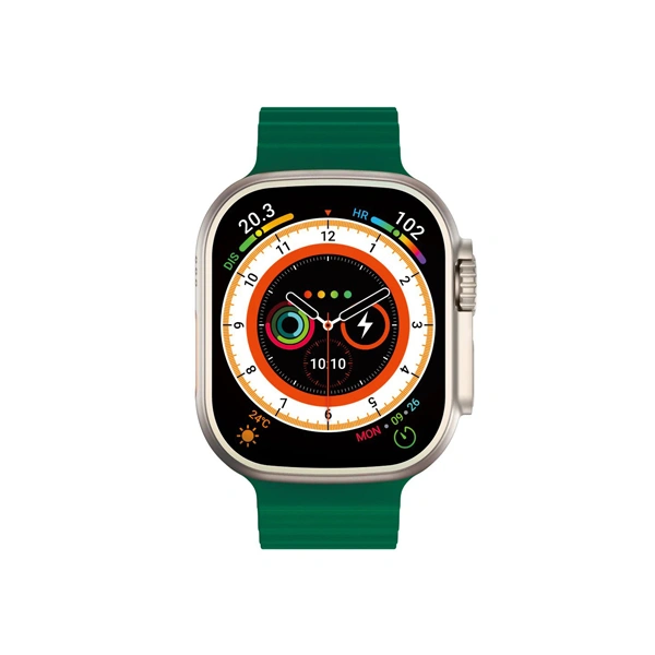 iCruze Pronto Max + BT Calling Smart watch With 1.9″ HD IPS Display - Green - Green