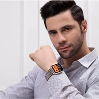 iCruze Pronto Max + With Stainless Steel Band Calling Smartwatch