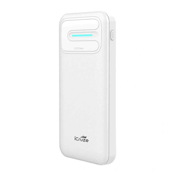 iCruze Strike 10K PB02 PD 22.5W Power Bank - White - White