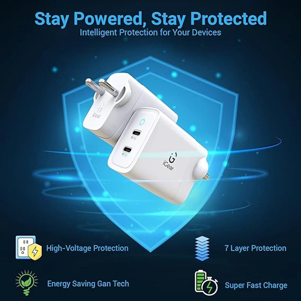 iGear 47W GaN 3A Mobile Charger