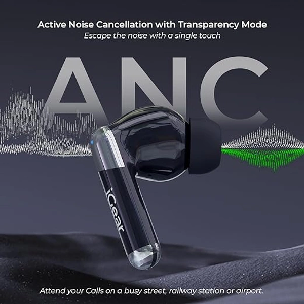 Portronics iGear ANC Pro Wireless Earbuds - White - White