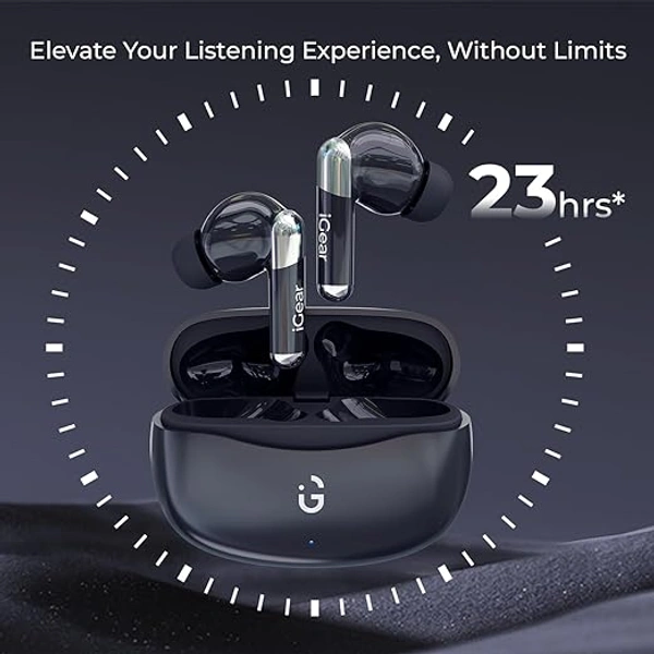Portronics iGear ANC Pro Wireless Earbuds - White - White