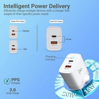 iGear Core 20 20W Dual Port QC 3.0 USB Wall Charger