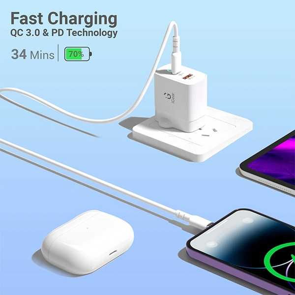 iGear Core 20 20W Dual Port QC 3.0 USB Wall Charger