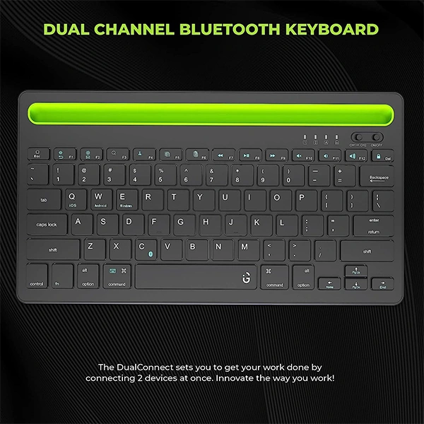 iGear Dual Connect Dual Channel Bluetooth Keyboard