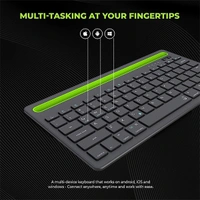 iGear Dual Connect Dual Channel Bluetooth Keyboard