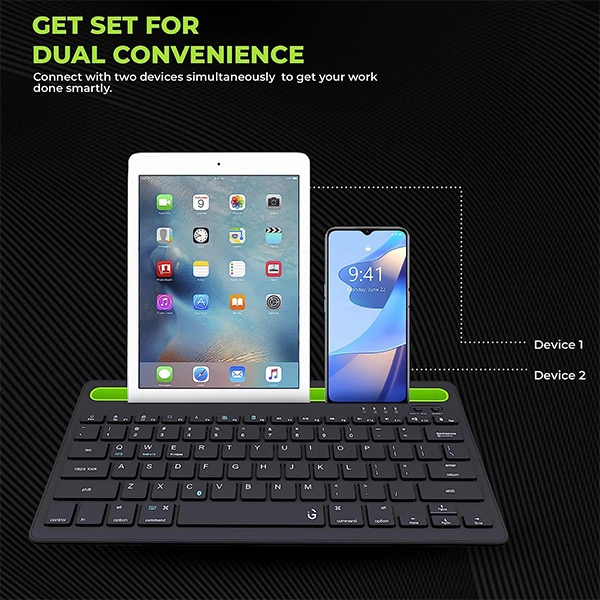 iGear Dual Connect Dual Channel Bluetooth Keyboard