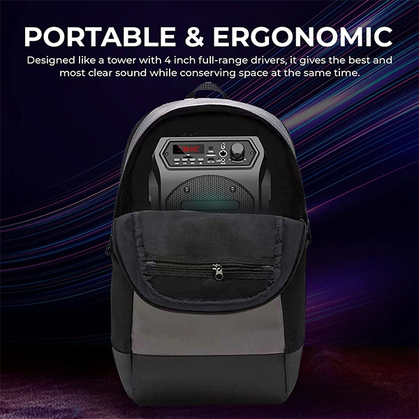 iGear Dynamo 16W Bluetooth Party Speaker With Corded Mic