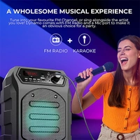 iGear Dynamo 16W Bluetooth Party Speaker With Corded Mic