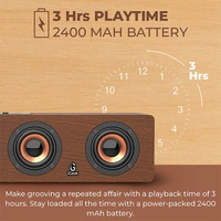 iGear Ensemble 20W Wooden Portable Soundbar With USB/TF Card Support